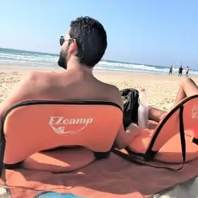 כיסא ים EZcamp מתכוונן וייחודי מתאים למגוון שימושים