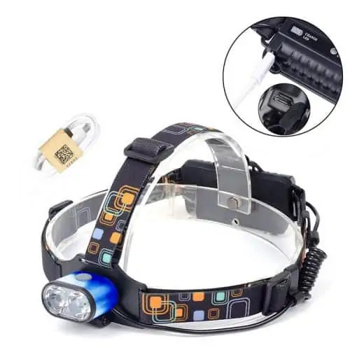 פנס ראש 2 נורות LED