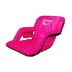 כסא נוחות עם משענת מתכווננת בצבע ורוד פוקסיה